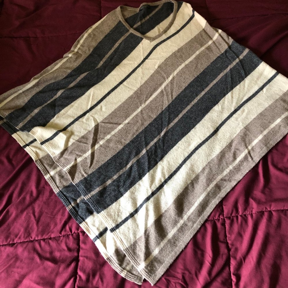 Striped Poncho